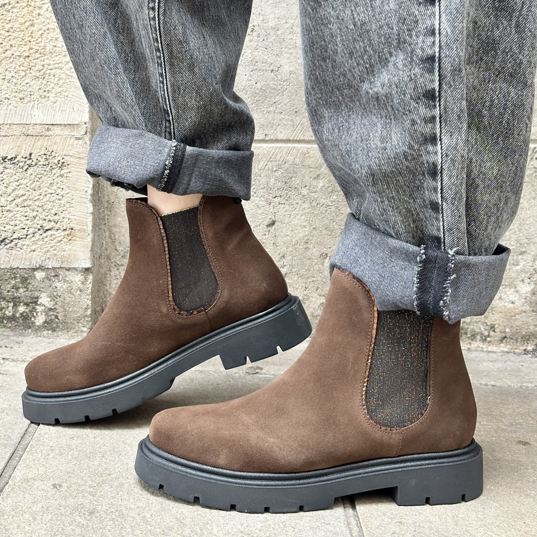 bottine we do 99995 mustang noce or bottine we do 99995 mustang noce or