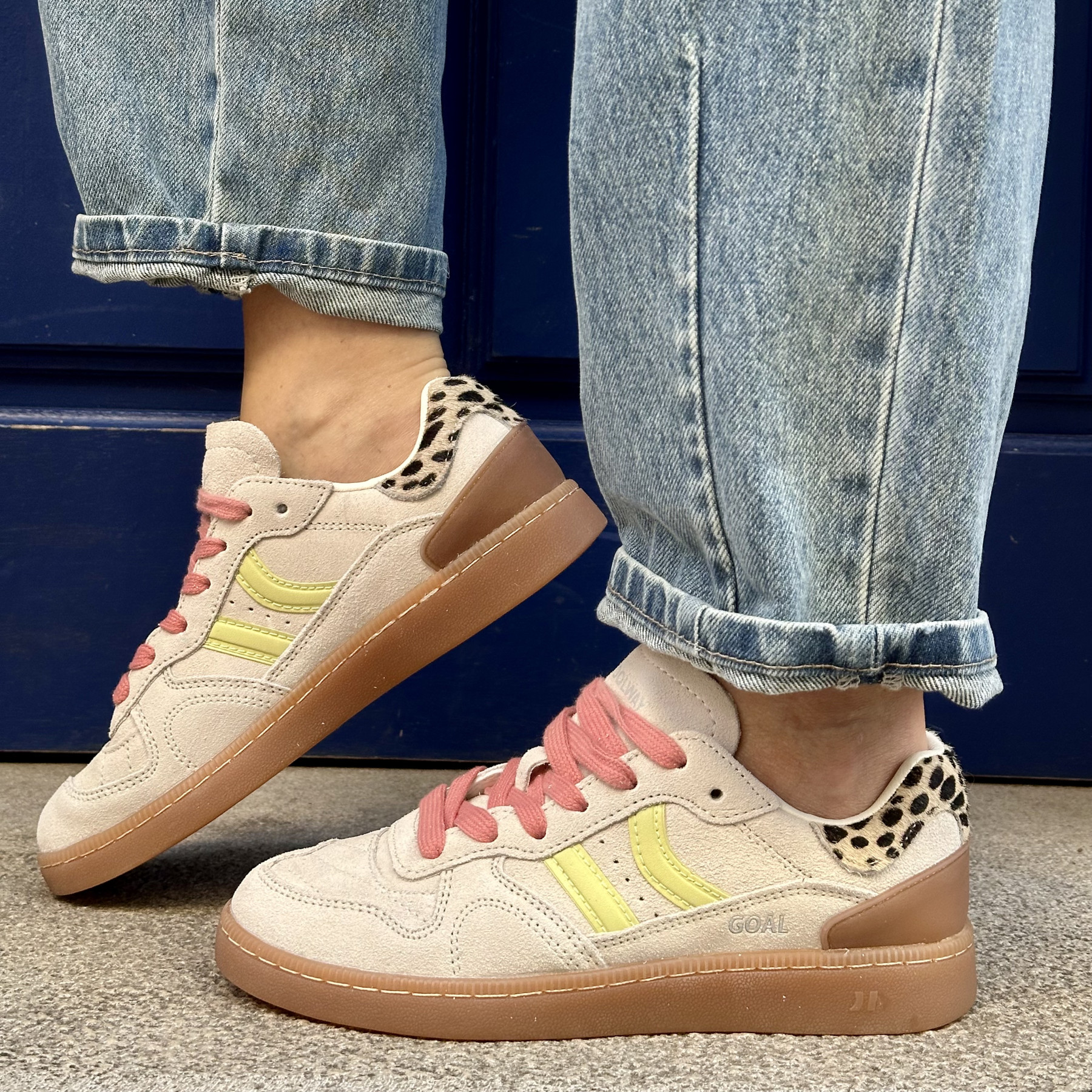 COOLWAY BASKET GOAL 7633297 WPK BEIGE ET LEOPARD H25 COOLWAY BASKET GOAL 7633297 WPK BEIGE ET LEOPARD H25