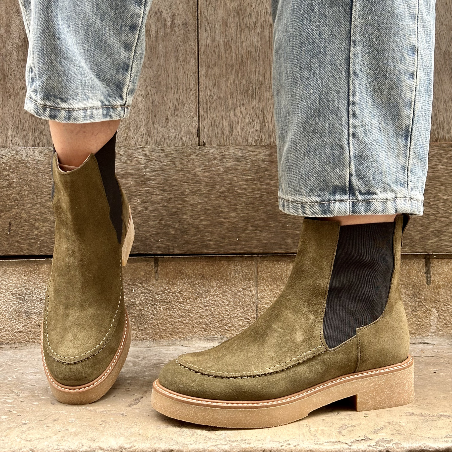 garance bottines maristade vert garance bottines maristade vert