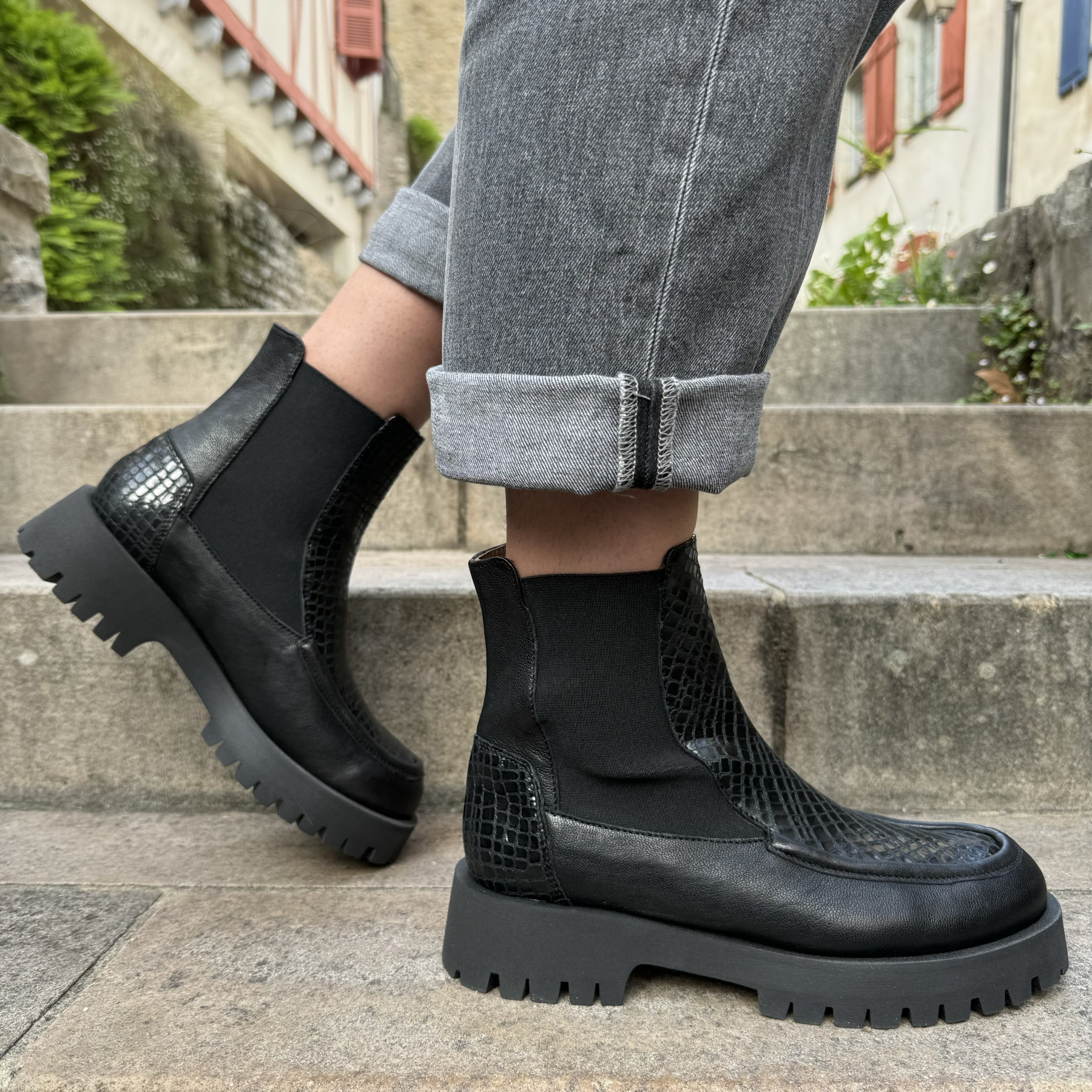 MINKA BOTTINES HANIELLE NOIR