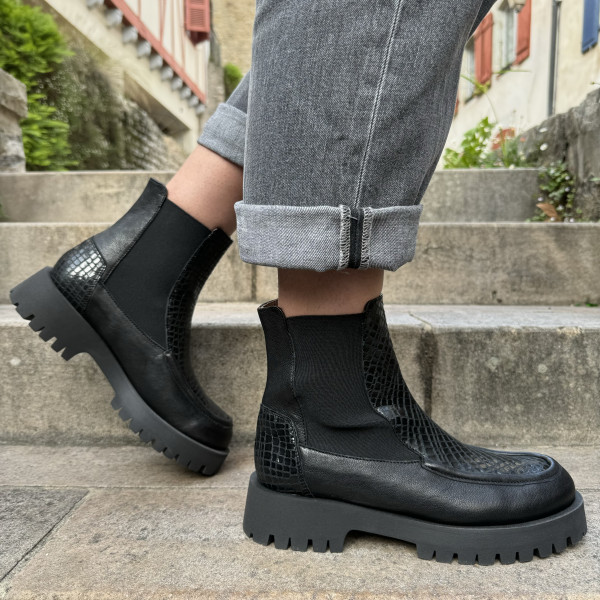 MINKA BOTTINES HANIELLE NOIR 