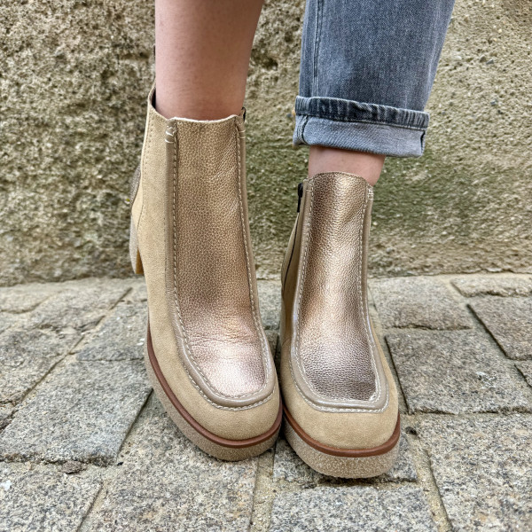 MKD BOTTINES BASTIEN A131 CHAMPAGNE 