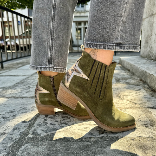 MKD BOTTINES GAEL  A356 KAKI