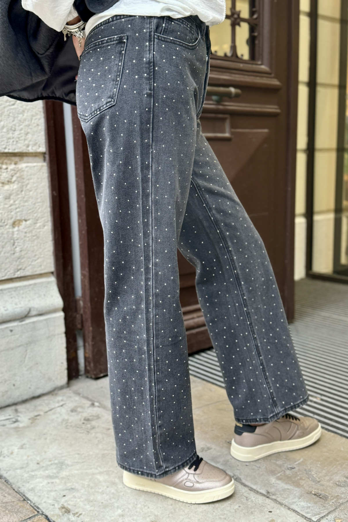 ORAIJE PANTALON GRIS JD5373G RAWLIN JEAN WIDE 