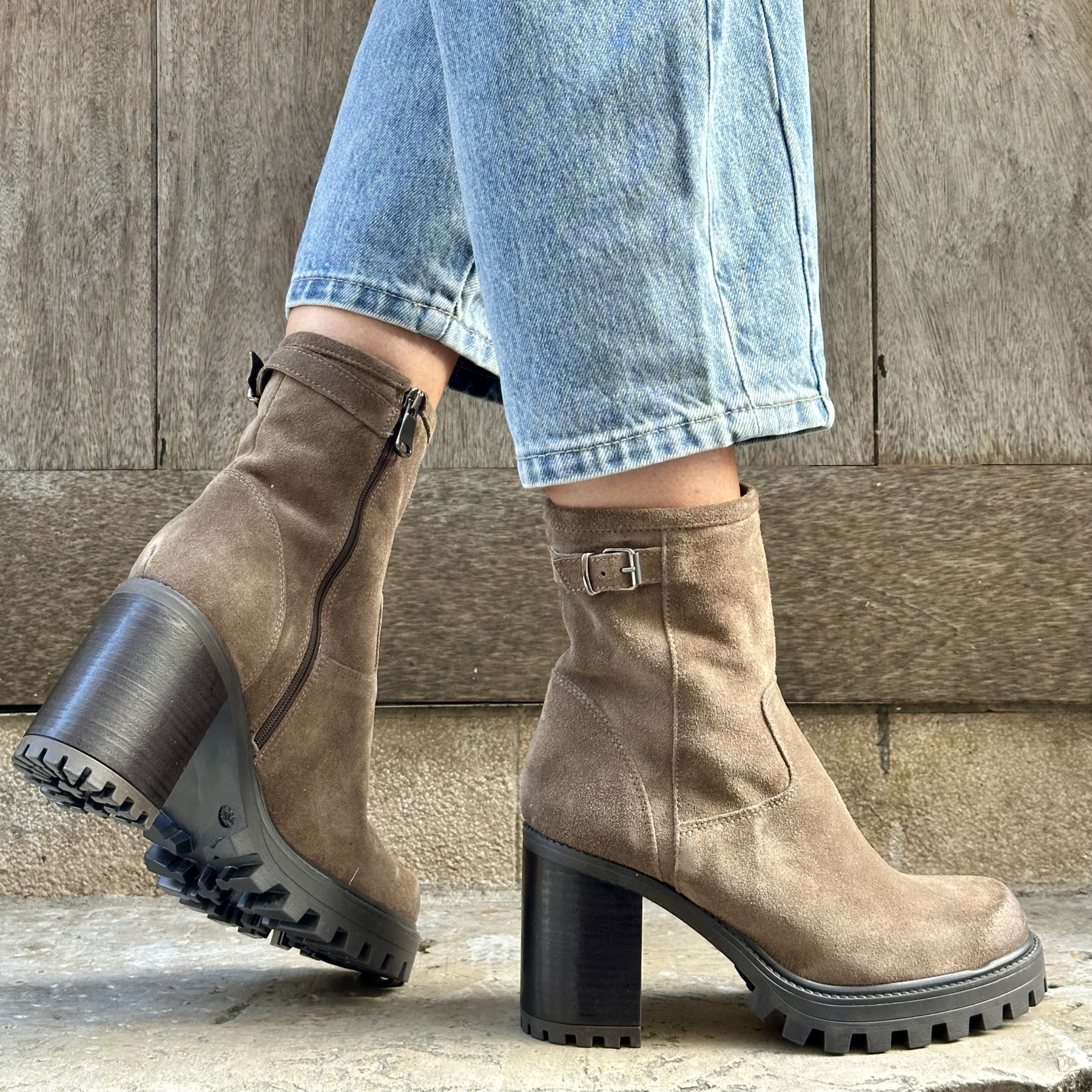 PAOYAMA BOTTINE ILDA TAUPE HIVER 2025 PAOYAMA BOTTINE ILDA TAUPE HIVER 2025